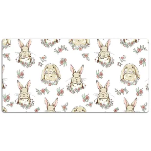 Podkładka na biurko dla dzieci Małe króliki 120x60 cm - Podkładki na biurko - miniaturka - grafika 1