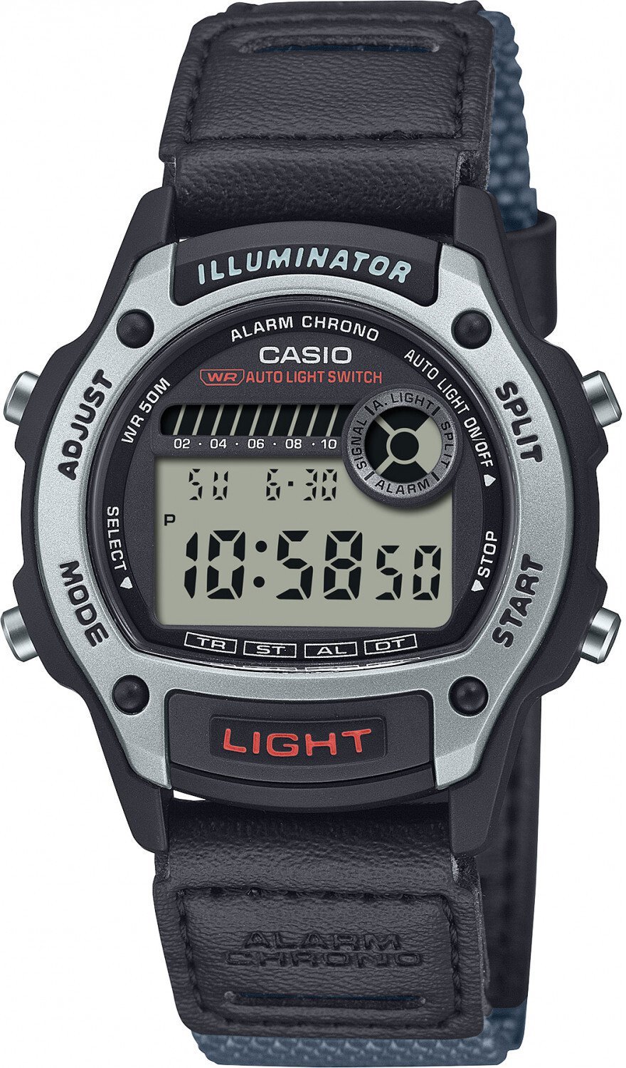 Zegarek męski Casio W-220HF-8AVEF czarny