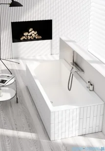 Schedpol Schedline Vella Set 2.0 wanna prostokątna z nośnikiem styropianowym  180x80 cm 3WSP.VS2P-18080 | - Wanny z hydromasażem - miniaturka - grafika 4