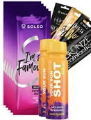 Balsamy i kremy do opalania - Soleo I'm So Famous 5x15ml Bronzer Do Opalania + Gratisy - miniaturka - grafika 1