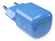 Ładowarki do telefonów - PURO PUFCMTCUSBC20WGBLUE ładowarka do urządzeń przenośnych Smartfon, Tablet Niebieski Prąd przemienny Szybkie ładowanie Wewnętrzna - miniaturka - grafika 1