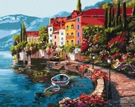 Kolorowanki, wyklejanki - Malowanie po numerach - Poranek nad jeziorem 2 - miniaturka - grafika 1