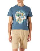 Koszulki męskie - Springfield Męski T-shirt z kieszonką Plaston podkoszulek, beżowy, M - miniaturka - grafika 1