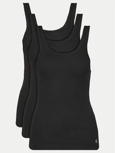 Calvin Klein Underwear Komplet 3 topów LV00QS7493 Czarny Regular Fit - Koszulki i topy damskie - miniaturka - grafika 1