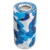 Apteczki i materiały opatrunkowe - yellowBAND Bandaż Kohezyjny 10cm x 4,5m Niebieski Moro - miniaturka - grafika 1