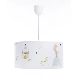 Lampa wisząca z księżniczką dla dziewczynki - A332-Idio - Lampy sufitowe - miniaturka - grafika 1