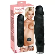 Sztuczne penisy - Nature Skin Nature Skin Big Vibe Black - Dildo wibrujące - miniaturka - grafika 1