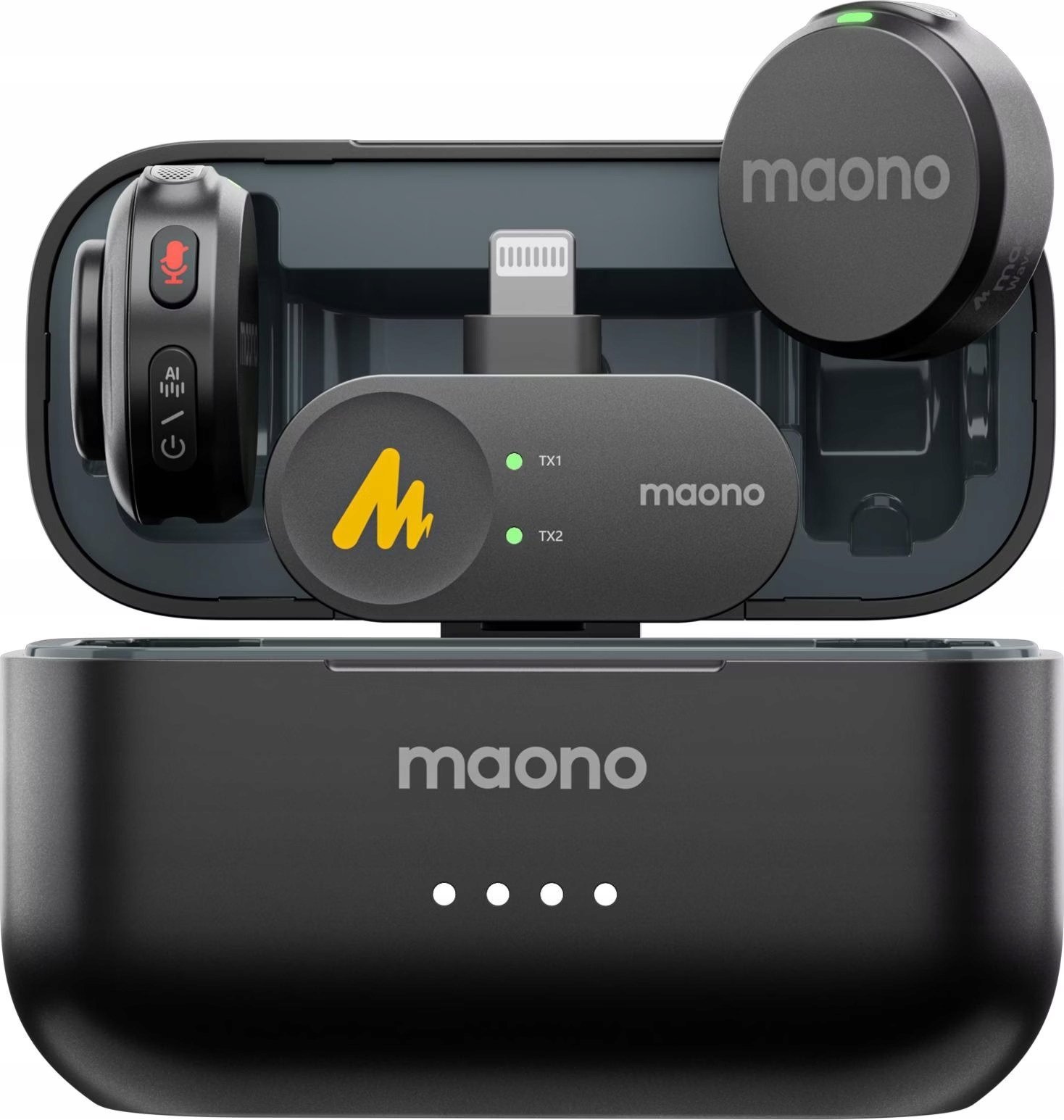 Mikrofon Maono Mikrofon bezprzewodowy Maono Wave T5 Lightning MOT5PB2