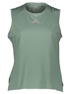 Koszulki i topy damskie - Craft Top "Pro Trail" w kolorze szarozielonym do biegania - miniaturka - grafika 1