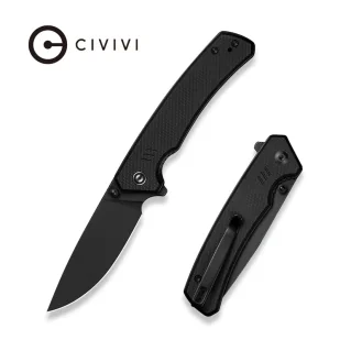 Civivi Merit Black G10, Black Stonewashed 14C28N (C24012-1) - Noże - miniaturka - grafika 1