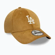 Czapki damskie - Czapka z daszkiem New Era Cord 9Forty Los Angeles Dodgers dark beige WYSYŁKA W 24H 30 DNI NA ZWROT - miniaturka - grafika 1