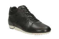 Półbuty męskie - Triturn Hi [black leather] - rozmiar 39.5 - miniaturka - grafika 1