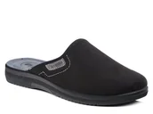 Kapcie damskie - Kapcie męskie czarne Inblu DG-82 pantofle domowe zakryte palce laczki-43 - miniaturka - grafika 1