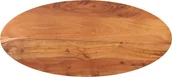 Stoły - vidaXL Blat do stołu, 140x60x3,8 cm, owalny, lite drewno akacjowe - miniaturka - grafika 1
