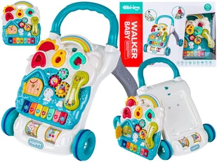 Chodzik Dla Dzieci,Muzyczny, Pchacz Niebieski - Chodziki - miniaturka - grafika 1