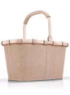 Torby i wózki na zakupy - Koszyk Na Zakupy Plażę Reisenthel Carrybag - Frame Twist Coffee - miniaturka - grafika 1