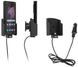 Uchwyt do Samsung Galaxy Z Fold3 5G z wbudowanym kablem USB oraz ładowarką samochodową. - Uchwyty samochodowe do telefonów - miniaturka - grafika 1