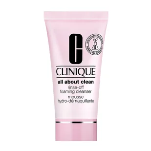 Clinique All About Clean Rinse Off Foaming Cleanser Pianka oczyszczająca 30 ml - Pianki do mycia twarzy - miniaturka - grafika 1