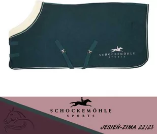 Schockemohle Derka polarowa PREMIUM FAUX FUR jesień-zima 2022/23 - bottle - Derki dla konia - miniaturka - grafika 1