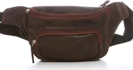Nerki - Belveder Saszetka nerka męska skórzana brązowa BL03 - miniaturka - grafika 1