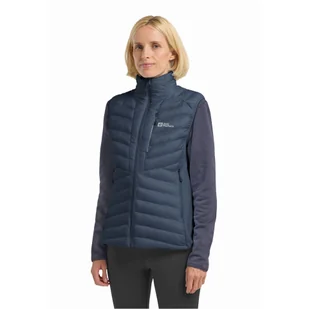 Damska kamizelka Jack Wolfskin ROUTEBURN PRO INS VEST W midnight sky - M - Kamizelki damskie - miniaturka - grafika 1
