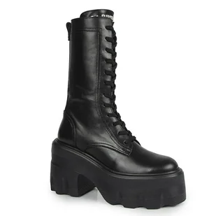 Czarne botki workery damskie Carinii B9905 - Botki damskie - miniaturka - grafika 1