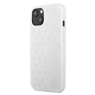 Mercedes MEHCP13SESPWH iPhone 13 mini 5,4" biały/white hardcase Silver Stars Pattern - Etui i futerały do telefonów - miniaturka - grafika 2