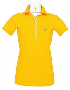 FIOR DA LISO Koszulka polo CLASSIC NEW damska - yellow - Koszulki jeździeckie - miniaturka - grafika 1