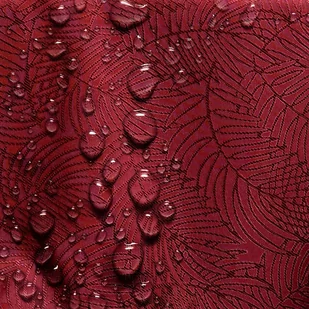 OBRUS GAIA BORDOWY TŁOCZONY ROŚLINNY 80X80 AMELIAHOME - TCLOTH/AH/GAIA/HMD/CLARET/80X80 - Obrusy i serwetki - miniaturka - grafika 1