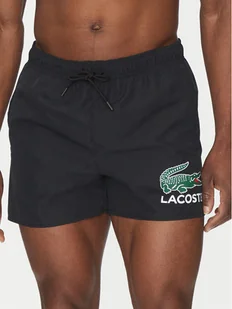 Lacoste Szorty kąpielowe MH6912 Czarny Regular Fit - Kąpielówki męskie - miniaturka - grafika 1
