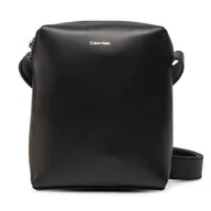 Torby męskie - Saszetka Calvin Klein Ck Premium Leather Reporter S K50K512887 Czarny - miniaturka - grafika 1