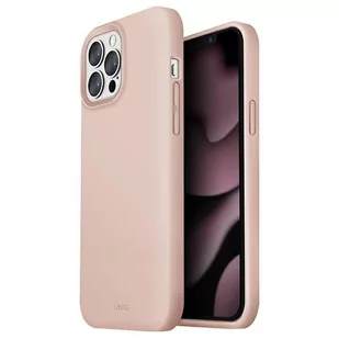 Uniq etui Lino iPhone 13 Pro / 13 6,1" różowy/blush pink Uni000496 - Etui i futerały do telefonów - miniaturka - grafika 1