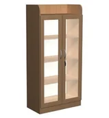 Meble do szkół i przedszkoli - Szafa szkolna z witryną Bałtyk ZB - miniaturka - grafika 1