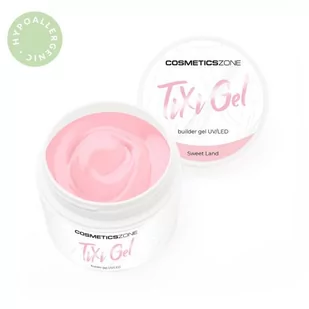 Żel budujący z pamięcią cieczy różowy UV LED Sweet Land 15ml - Żele do paznokci - miniaturka - grafika 1