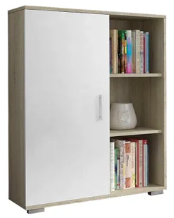 Komoda biała + dąb sonoma R8-H64 - Komody Komoda biała + dąb sonoma R8-H64 - Komody - miniaturka - grafika 1