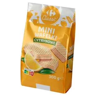 Carrefour Classic Mini wafelki cytrynowe 300 g - Batoniki - miniaturka - grafika 1