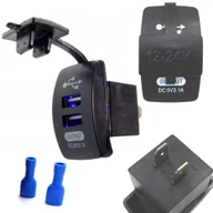Ładowarki samochodowe - ŁADOWARKA SAMOCHODOWA MONTAŻOWA DO AUTA USB 5V 3,1A LED TOYOTA i JAPOŃCZYKI - miniaturka - grafika 1