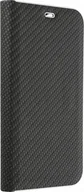 Etui i futerały do telefonów - OEM Kabura LUNA Book Carbon do XIAOMI Redmi Note 13 Pro 5G czarny - miniaturka - grafika 1