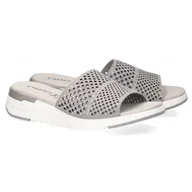 Klapki i japonki damskie - Klapki damskie Caprice 9-27208-28 201 LT GREY SUEDE 41 - miniaturka - grafika 1