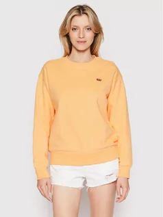Bluzy damskie - Levi's Bluza Standard Fleece 24688-0053 Pomarańczowy Regular Fit - grafika 1