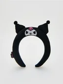 Ozdoby do włosów - Reserved - Opaska do włosów Kuromi - czarny - miniaturka - grafika 1
