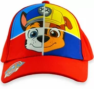 Czapki dla dzieci - Dziecięca czapka z daszkiem Psi Patrol Czerwona - miniaturka - grafika 1