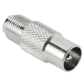 Złącza, przejściówki, adaptery - Hama Adapter antenowy Srebrny Rozłóż zakup na 50 rat - miniaturka - grafika 1