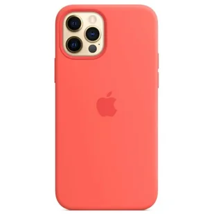 Apple Silikonowe etui iPhone 12 Pro Max różowy cytrus - Etui i futerały do telefonów - miniaturka - grafika 2