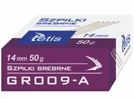 Szpilki biurowe - TETIS SZPILKI SREBRNE 14MM 50G - miniaturka - grafika 1