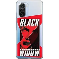 Etui i futerały do telefonów - ERT GROUP etui na telefon Xiaomi MI 11i/ REDMI K40/K40 PRO/POCO F3/ F3 PRO, case oryginalny i oficjalnie licencjonowany przez Marvel, wzór Black Widow 012, plecki z TPU częściowo przeźroczyste - miniaturka - grafika 1