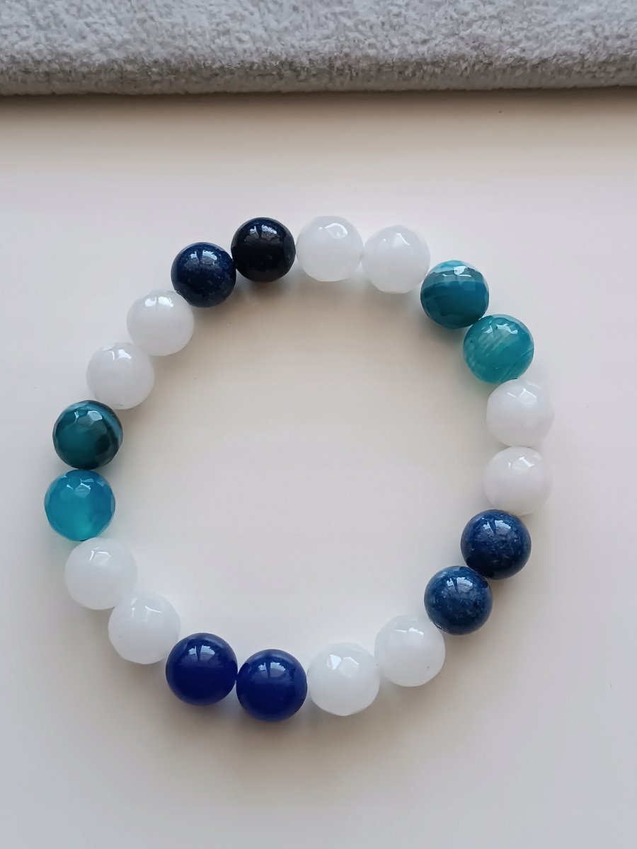 Jadeit Kamień Fasetowany Gładki 10Mm