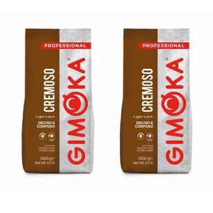 2x Kawa ziarnista GIMOKA PROFESSIONAL CREMOSO 1 kg - Kawa - miniaturka - grafika 1