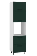 Meble kuchenne - Asti Słupek Pod Zabudowę Piekarnika Dps2-60-220 Hk-Xs_Modern Zielony Mat - miniaturka - grafika 1