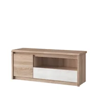 Szafki RTV - Szafka RTV 1D1S/125 Somma Mebel Bos Dąb Sonoma, Sosna Canion - miniaturka - grafika 1